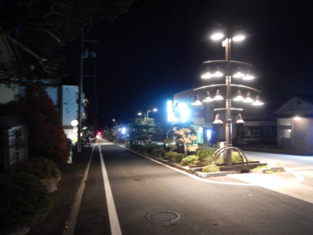 岳温泉の街並み