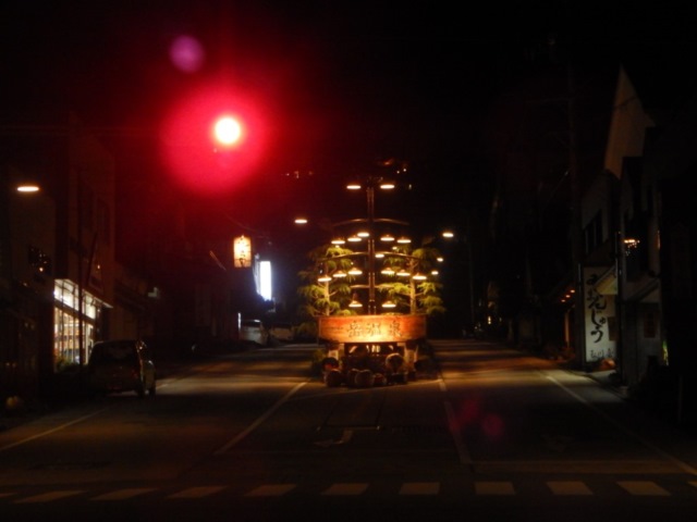 岳温泉の街並み