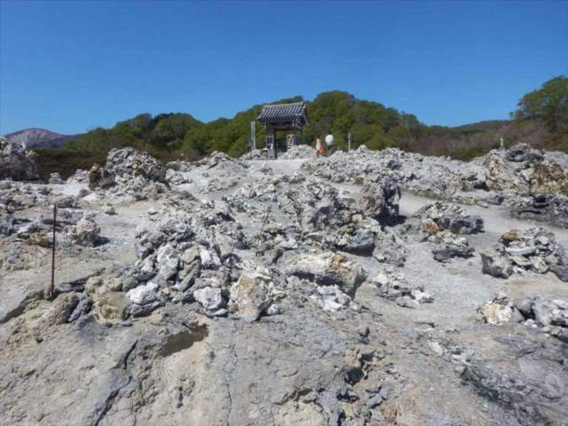 恐山菩薩寺　参拝道