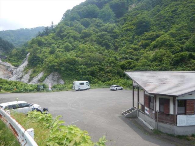 川原毛の駐車場