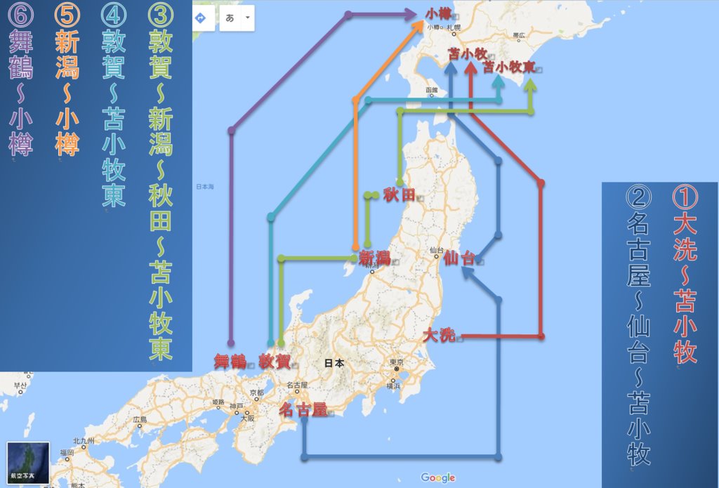北海道フェリーまとめ