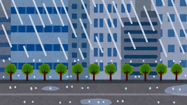 雨のイラスト