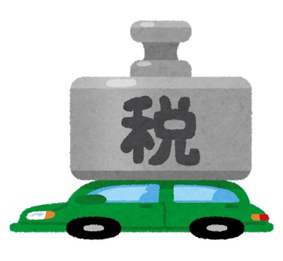 自動車税のイラスト